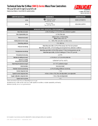 Thumbnail of document Data Sheet - IMSCQ Series Flow Controller